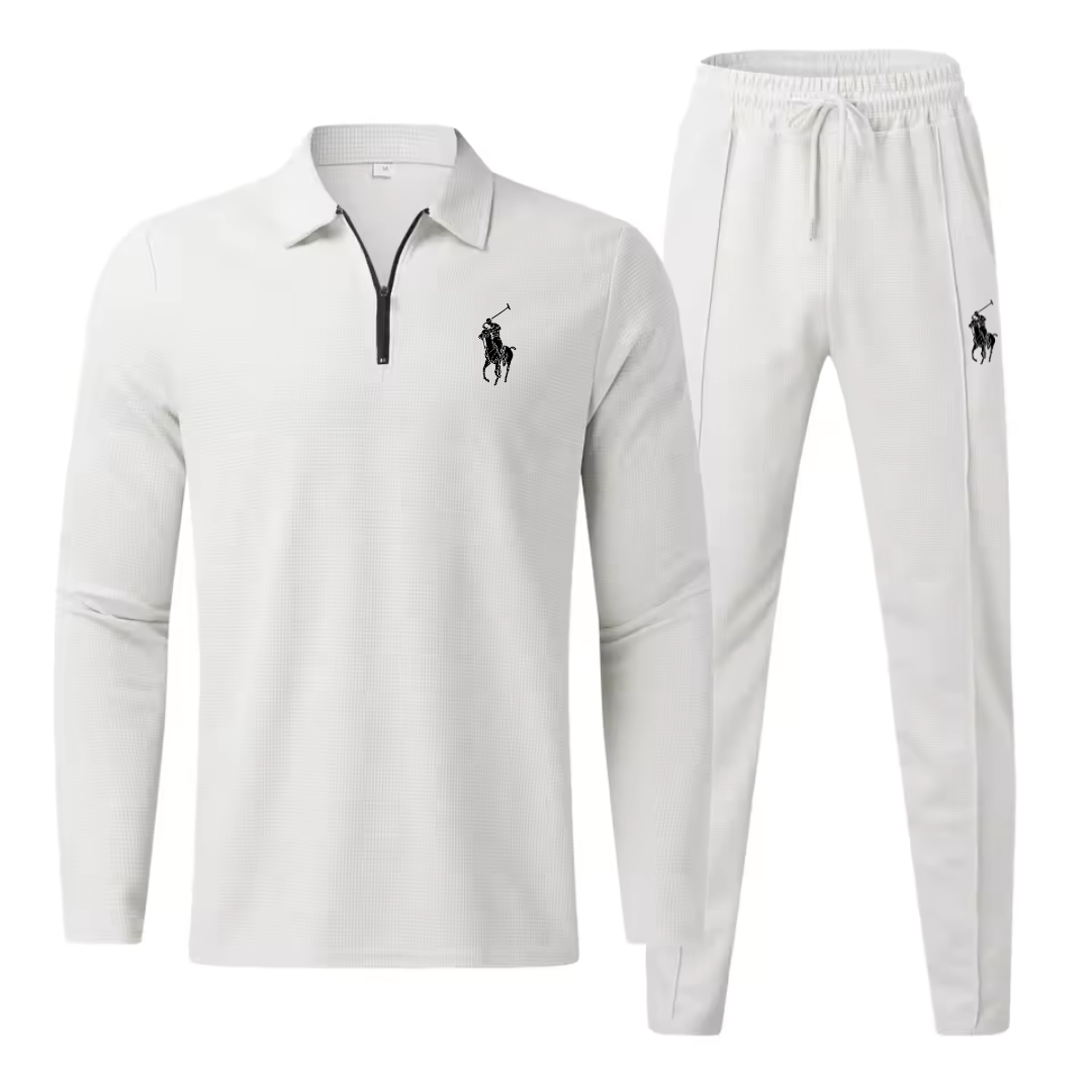 Men’s Polo & Trousers Set