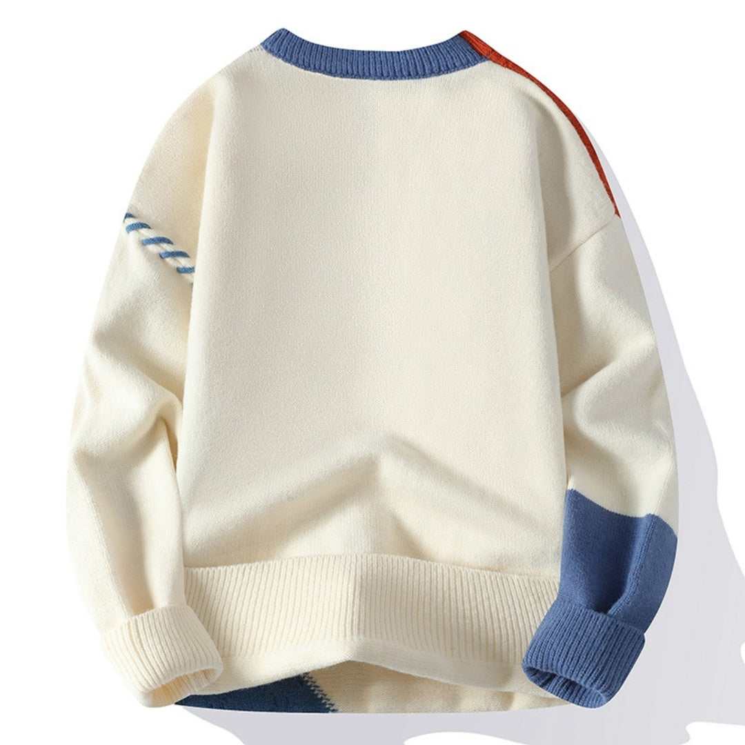 Pull Patchwork Décontracté – SOLDES DÉSTOCKAGE