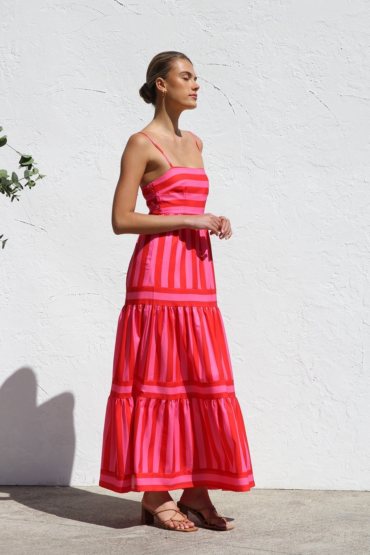 Averra™ | Striped Candy Flow Maxi Dress