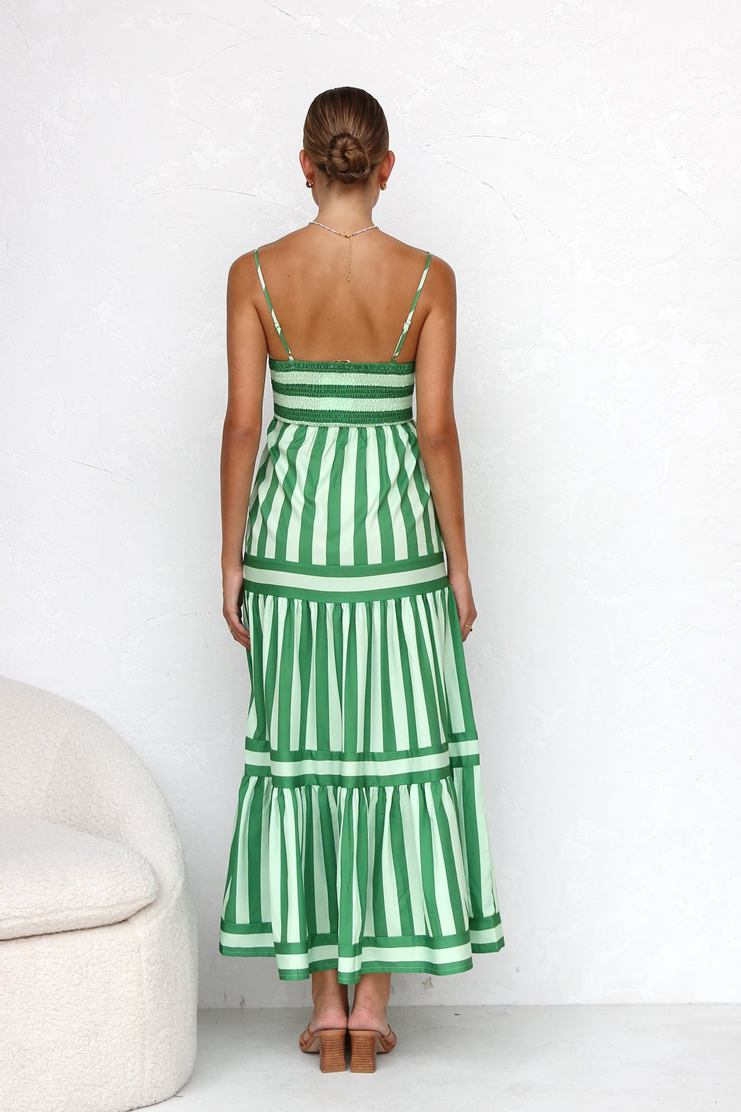 Averra™ | Striped Candy Flow Maxi Dress