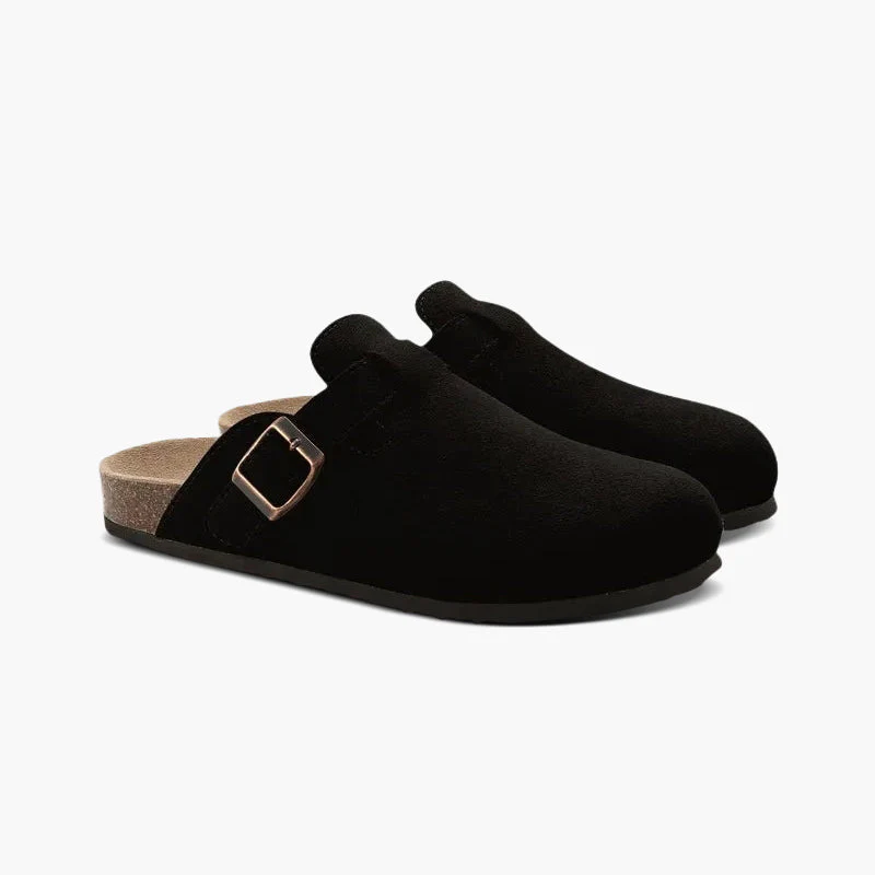 Suede Clogs