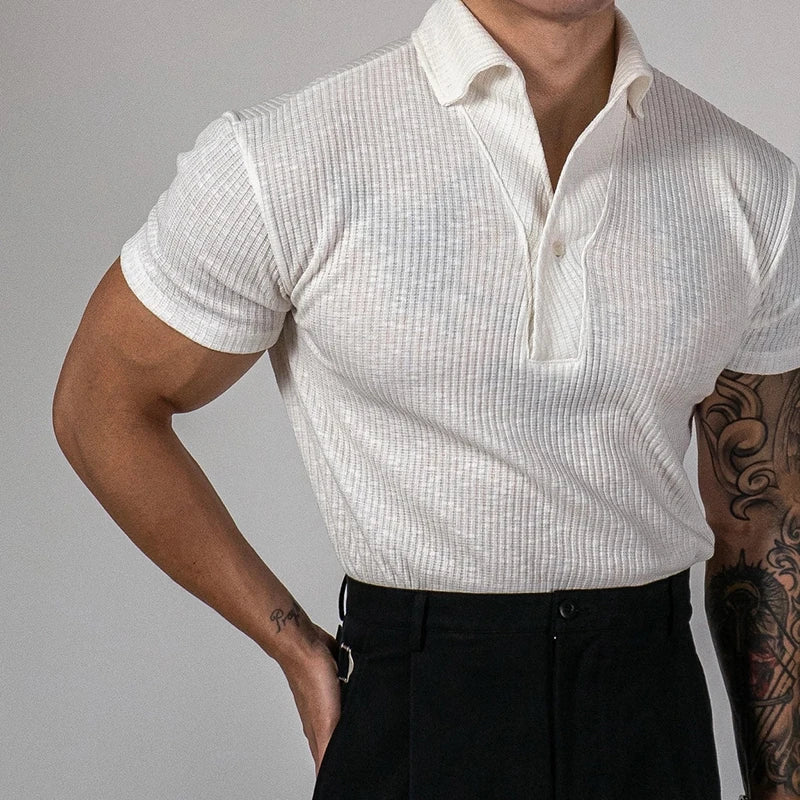 LMS Ribbed Polo Shirts