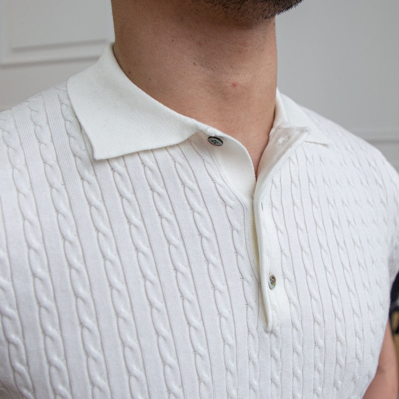 Legend Style Slim Lapel Polo Shirt