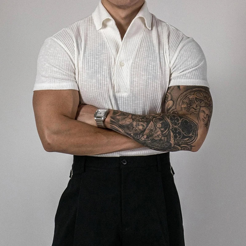 LMS Ribbed Polo Shirts