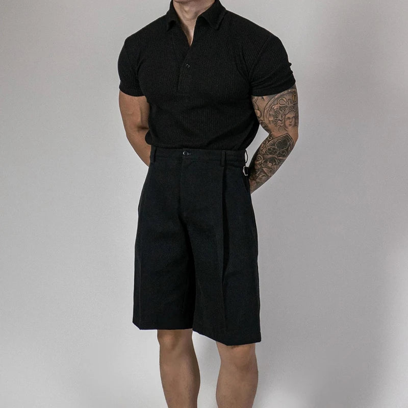 LMS Ribbed Polo Shirts