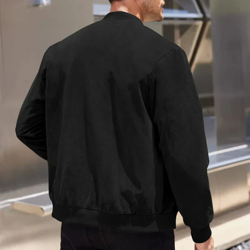 Alex Suede Bomber Jacket