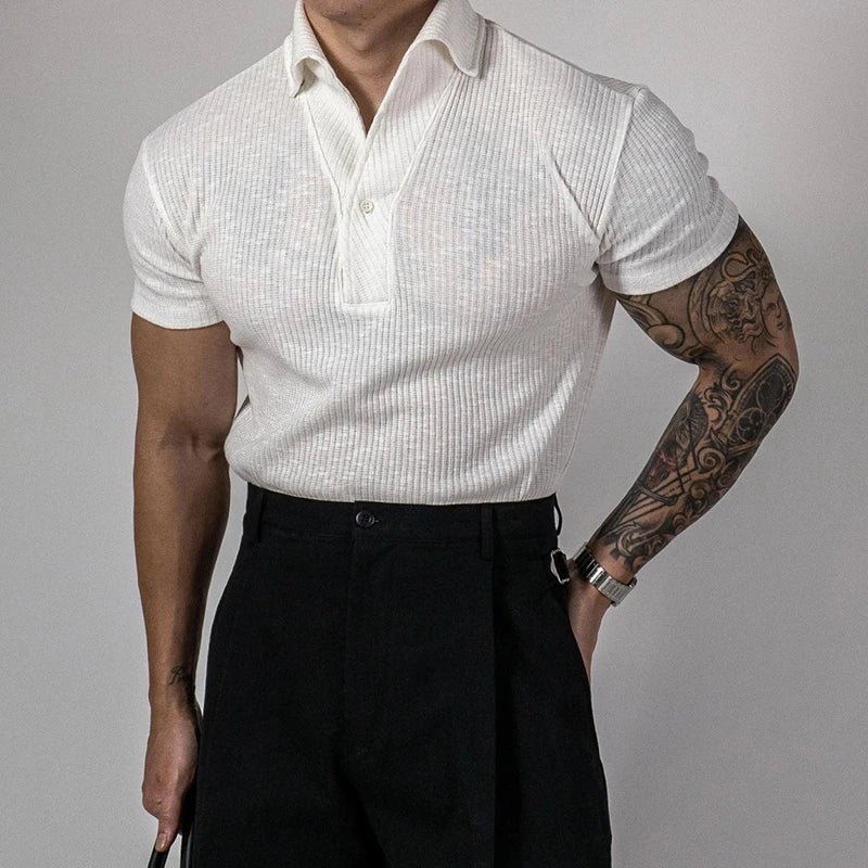 LMS Ribbed Polo Shirts