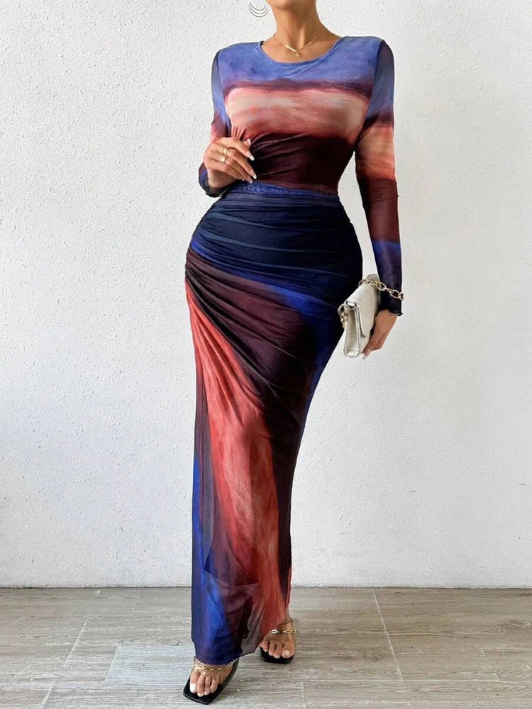 Averra™ | Aquarelle Maxi Dress