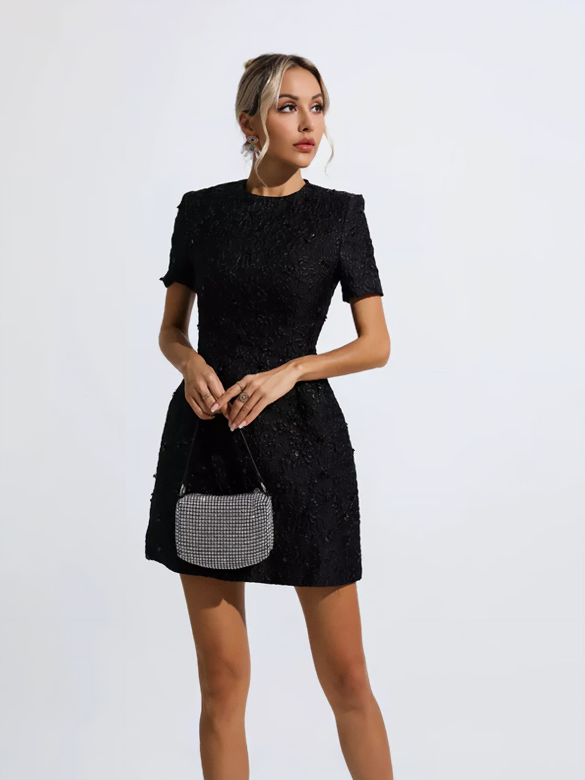 Averra™ | Elegant Floral Mini Dress