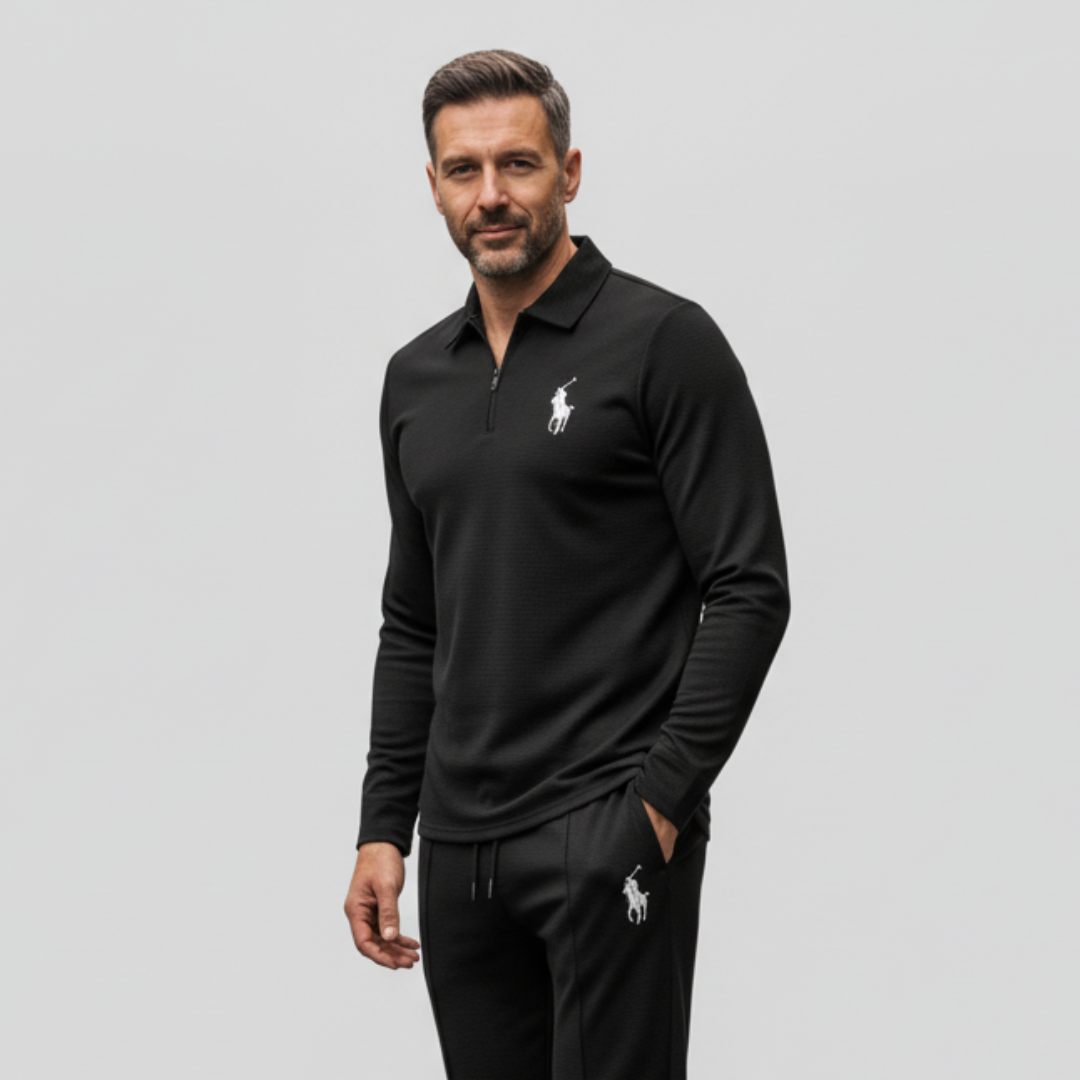 Men’s Polo & Trousers Set