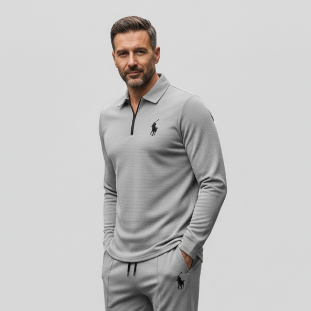 Men’s Polo & Trousers Set