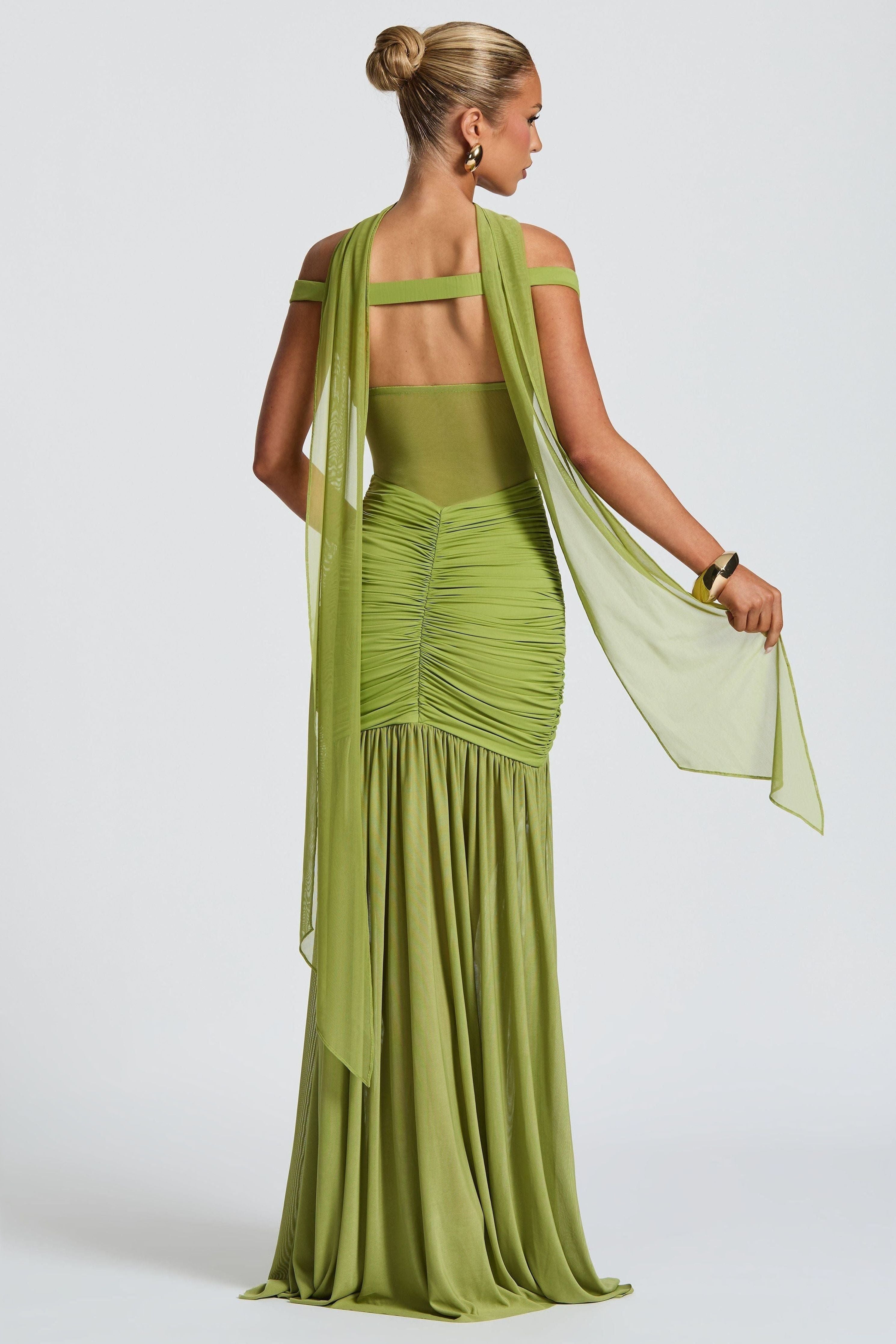 Averra™ | Off-Shoulder Occasion Maxi Dress