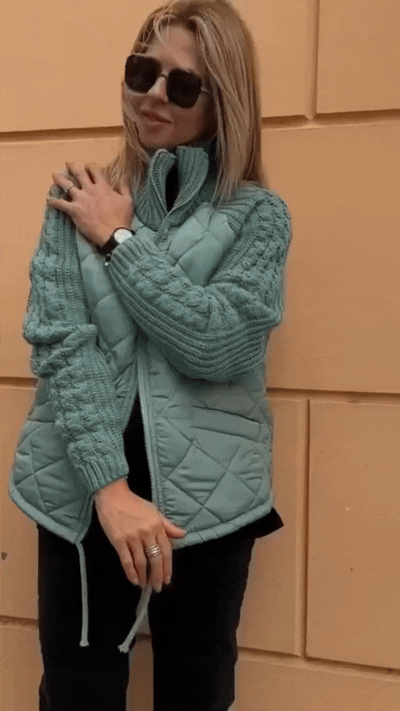 Morfa™ | Patchwork Strickjacke für Damen