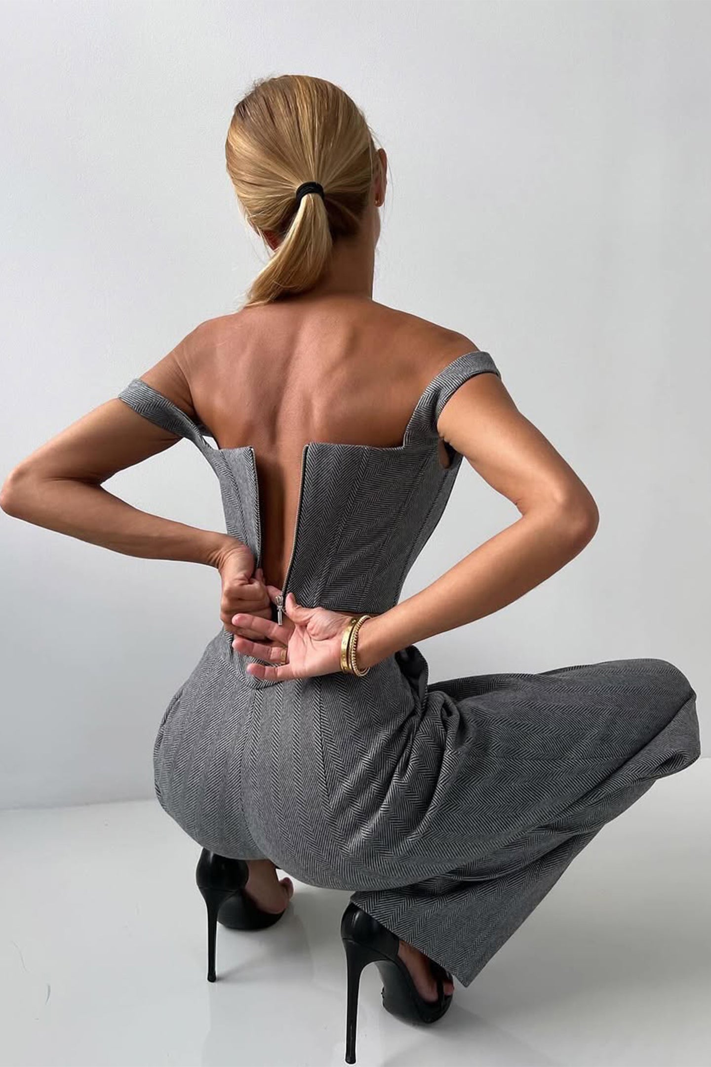 Averra™ | Double Breasted Blazer Three-Piece Set