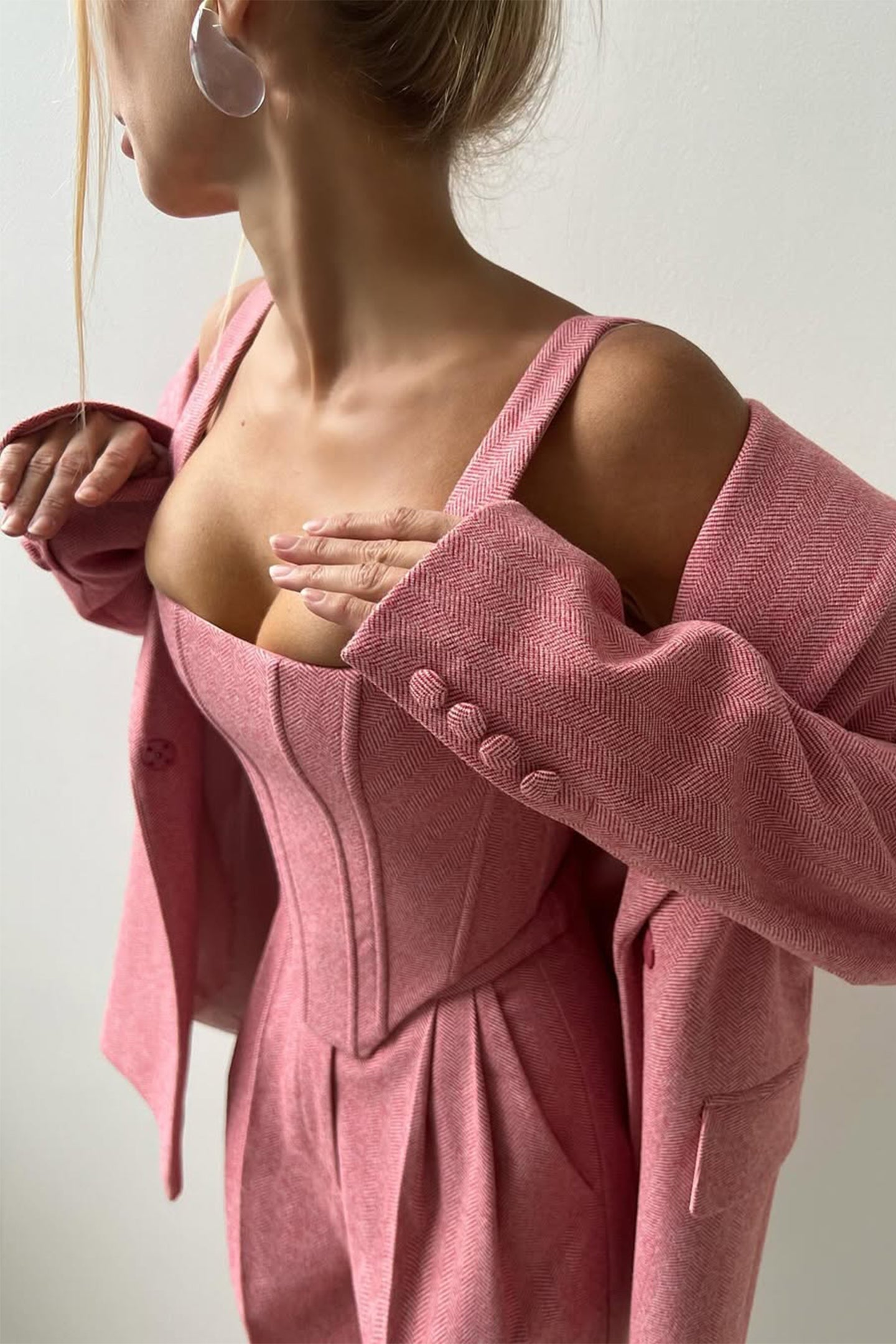 Averra™ | Double Breasted Blazer Three-Piece Set