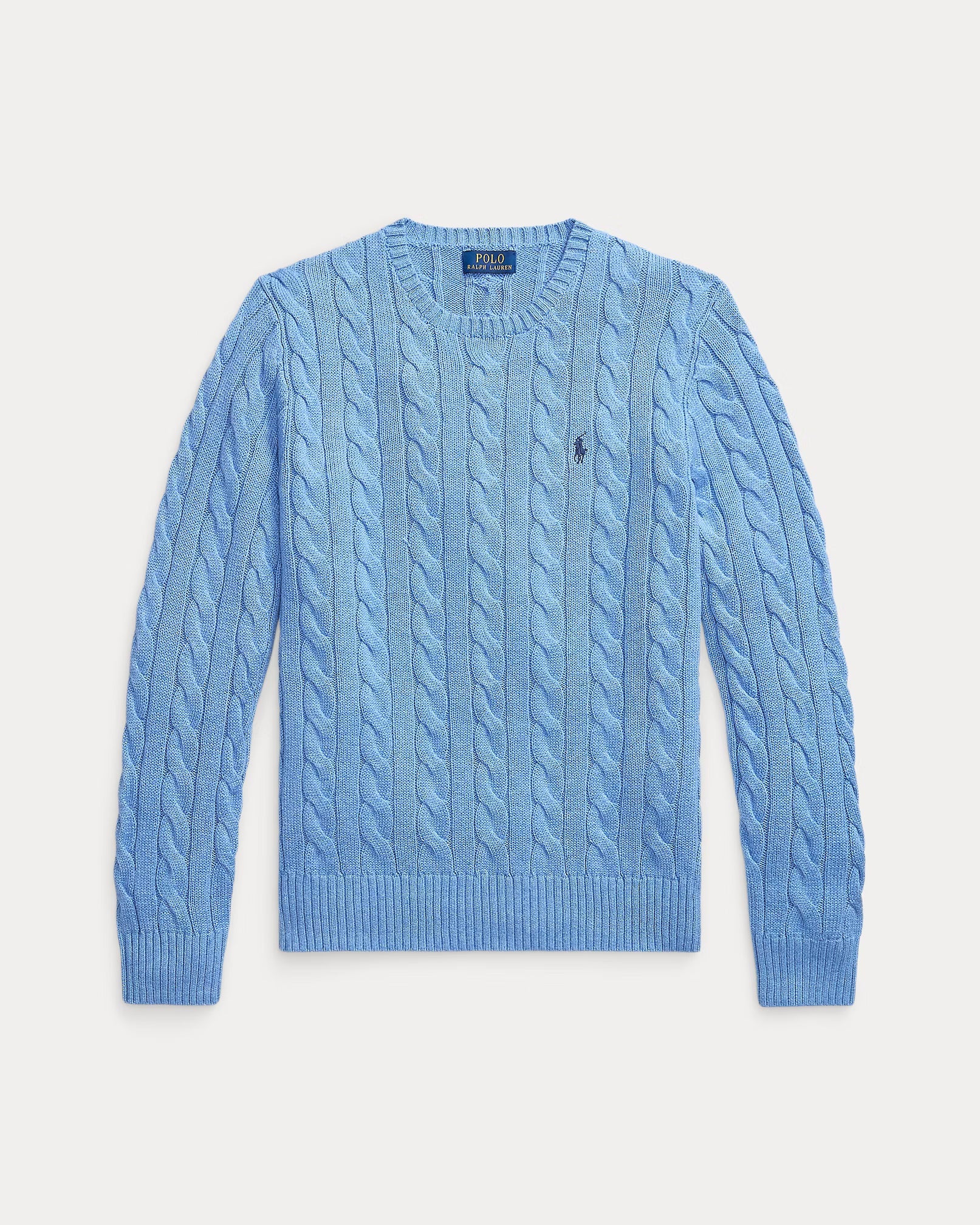 RL - Cable-Knit Cotton Jumper