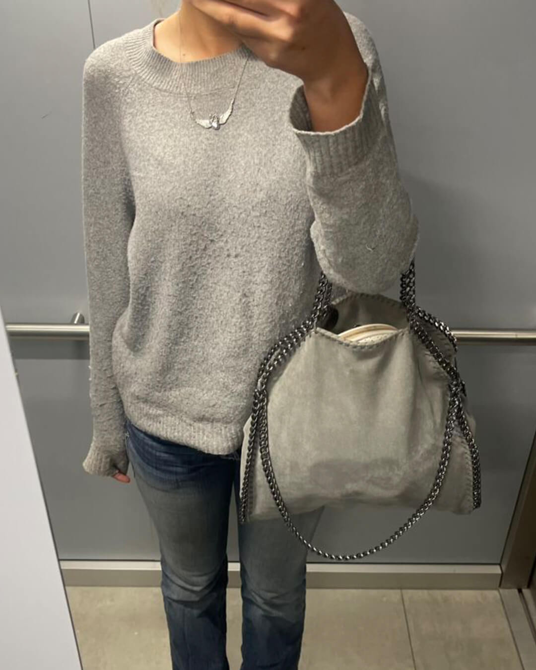 Emma™ | Damen Handtasche mit eleganter Kette