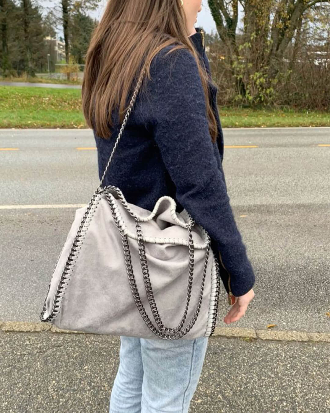 Emma™ | Damen Handtasche mit eleganter Kette