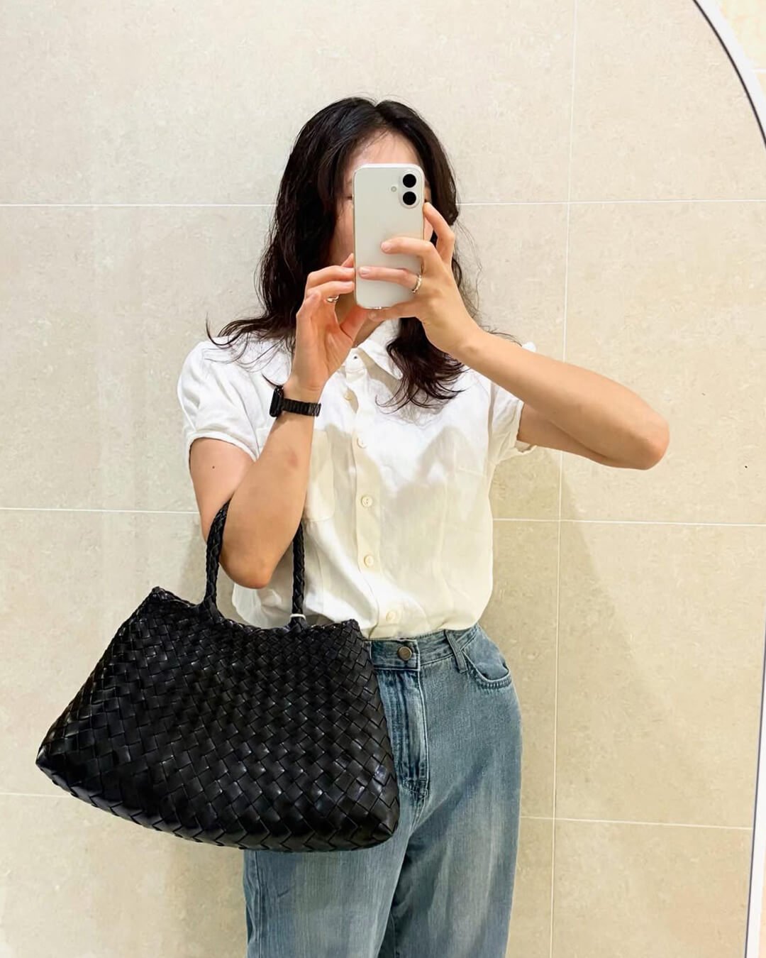 Madeleine™ | Geflochtene Tasche Mittel