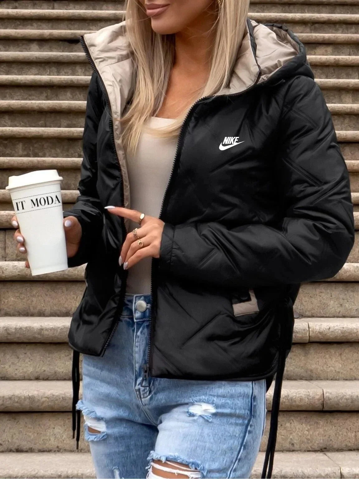 NK – Lightweight Hooded Puffer