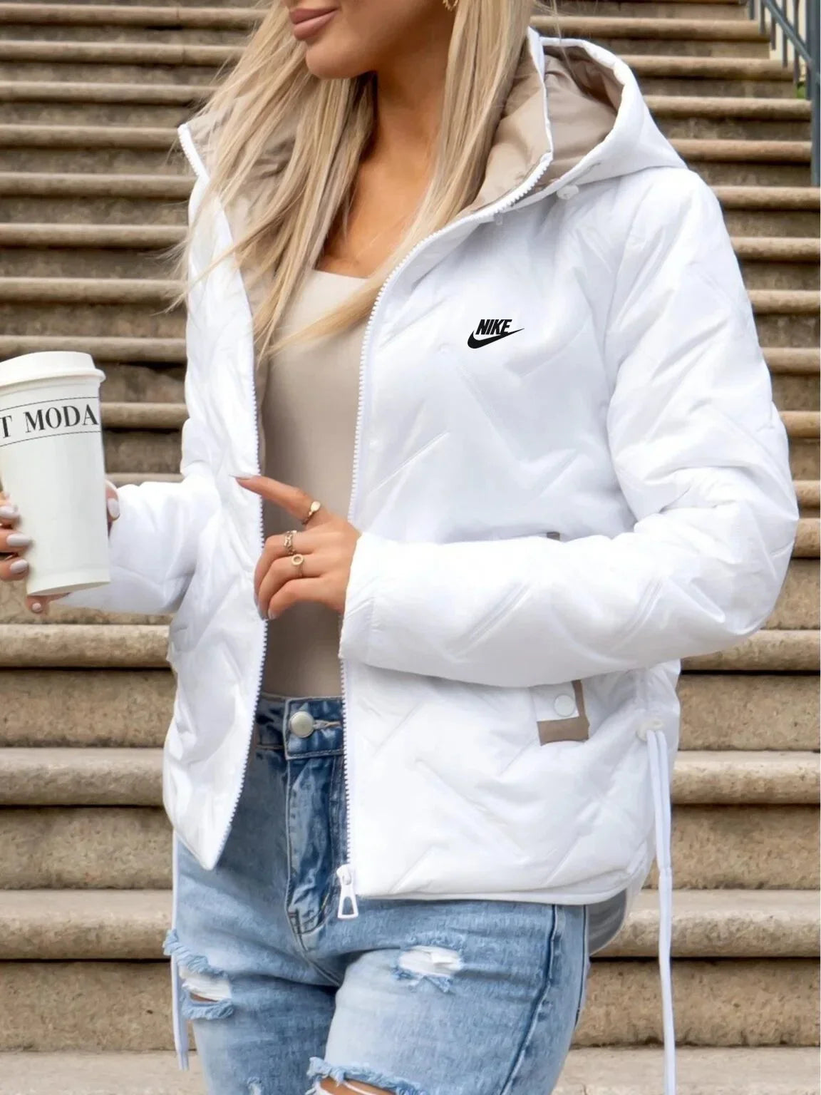 NK – Lightweight Hooded Puffer