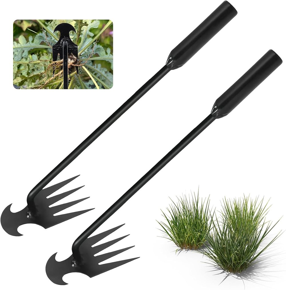 2er-Pack Garten-Unkrautziehwerkzeug, Entwurzelungswerkzeug