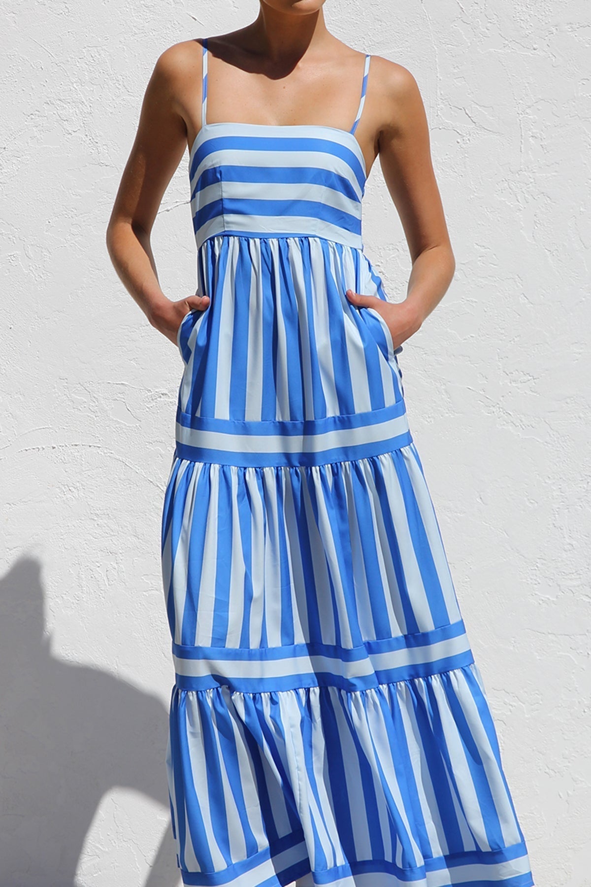 Averra™ | Striped Candy Flow Maxi Dress