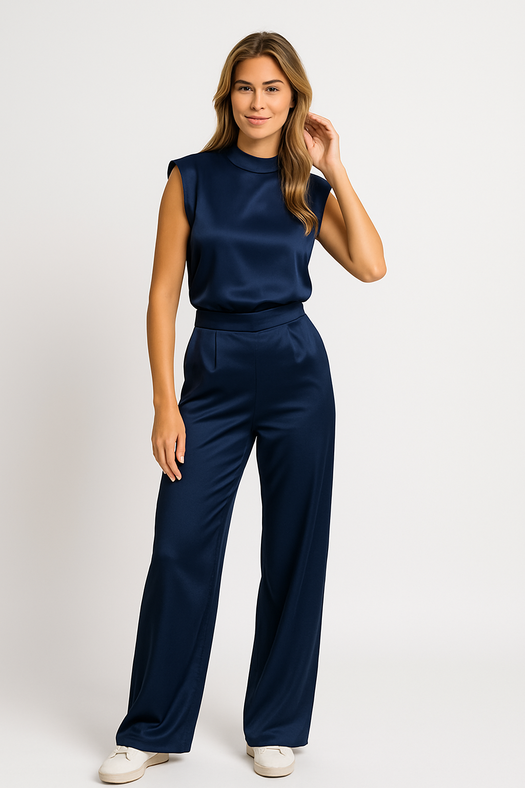Averra™ | Elegant Wide-Leg Jumpsuit