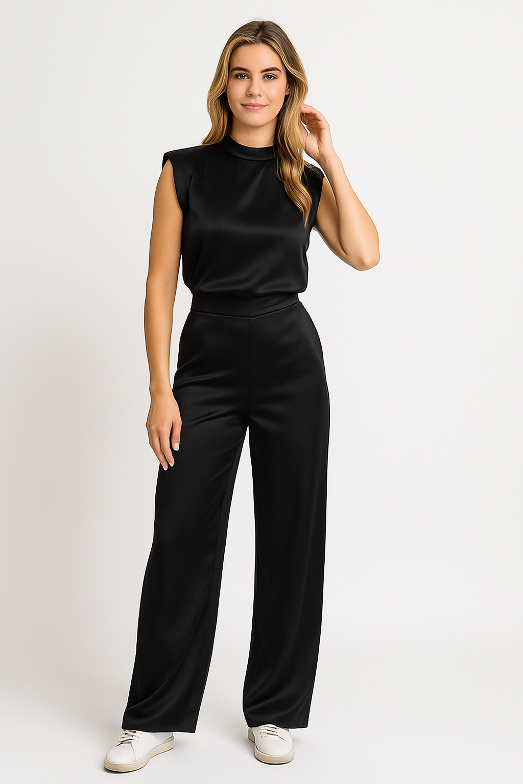 Averra™ | Elegant Wide-Leg Jumpsuit
