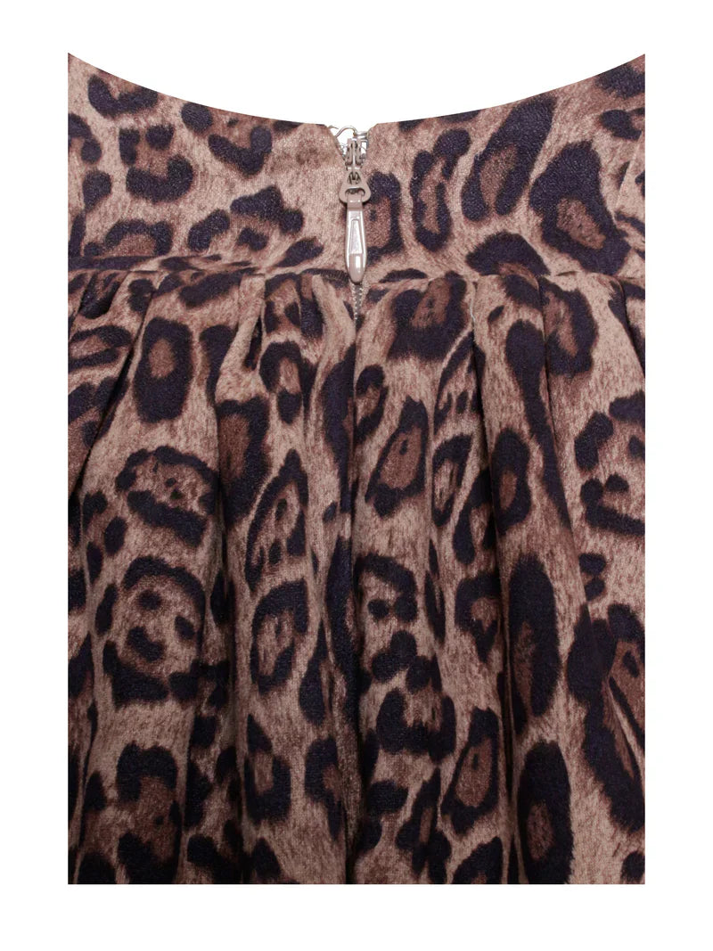 Averra™ | Cheetah Puffy Dress