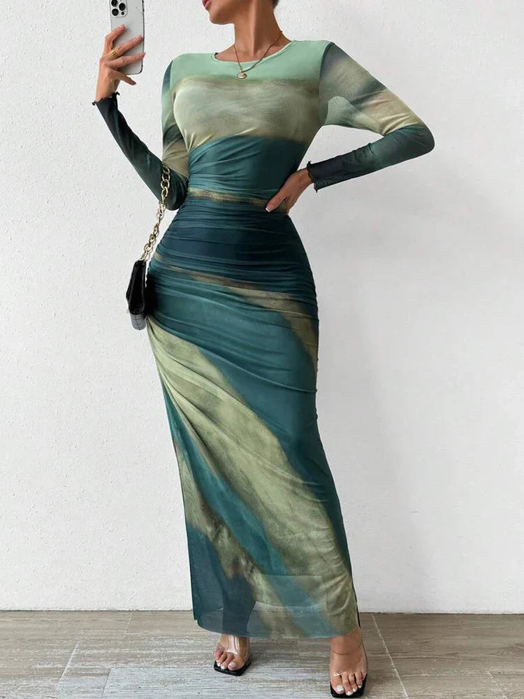 Averra™ | Aquarelle Maxi Dress
