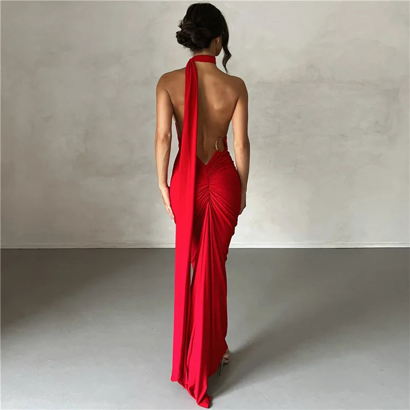 Averra™ | Elegant Backless Dress