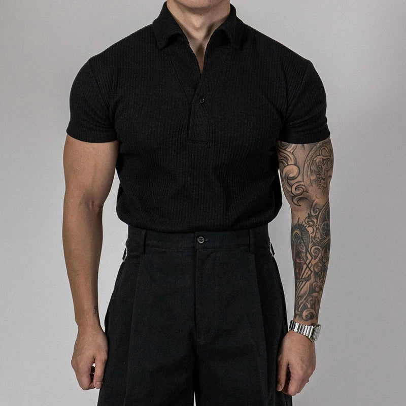 LMS Ribbed Polo Shirts