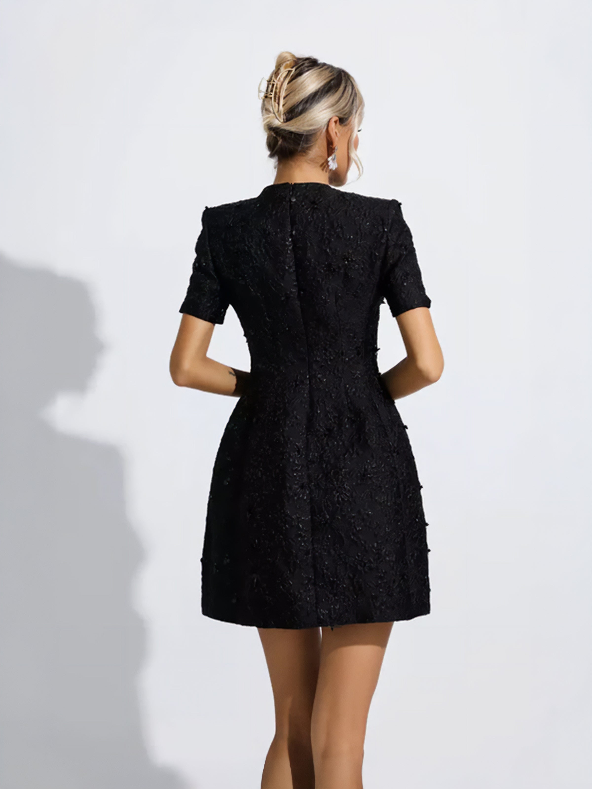 Averra™ | Elegant Floral Mini Dress