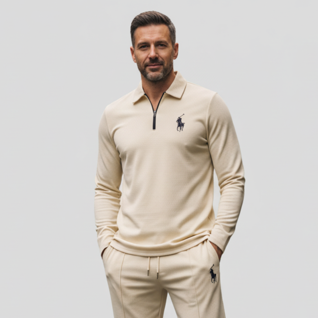 Men’s Polo & Trousers Set