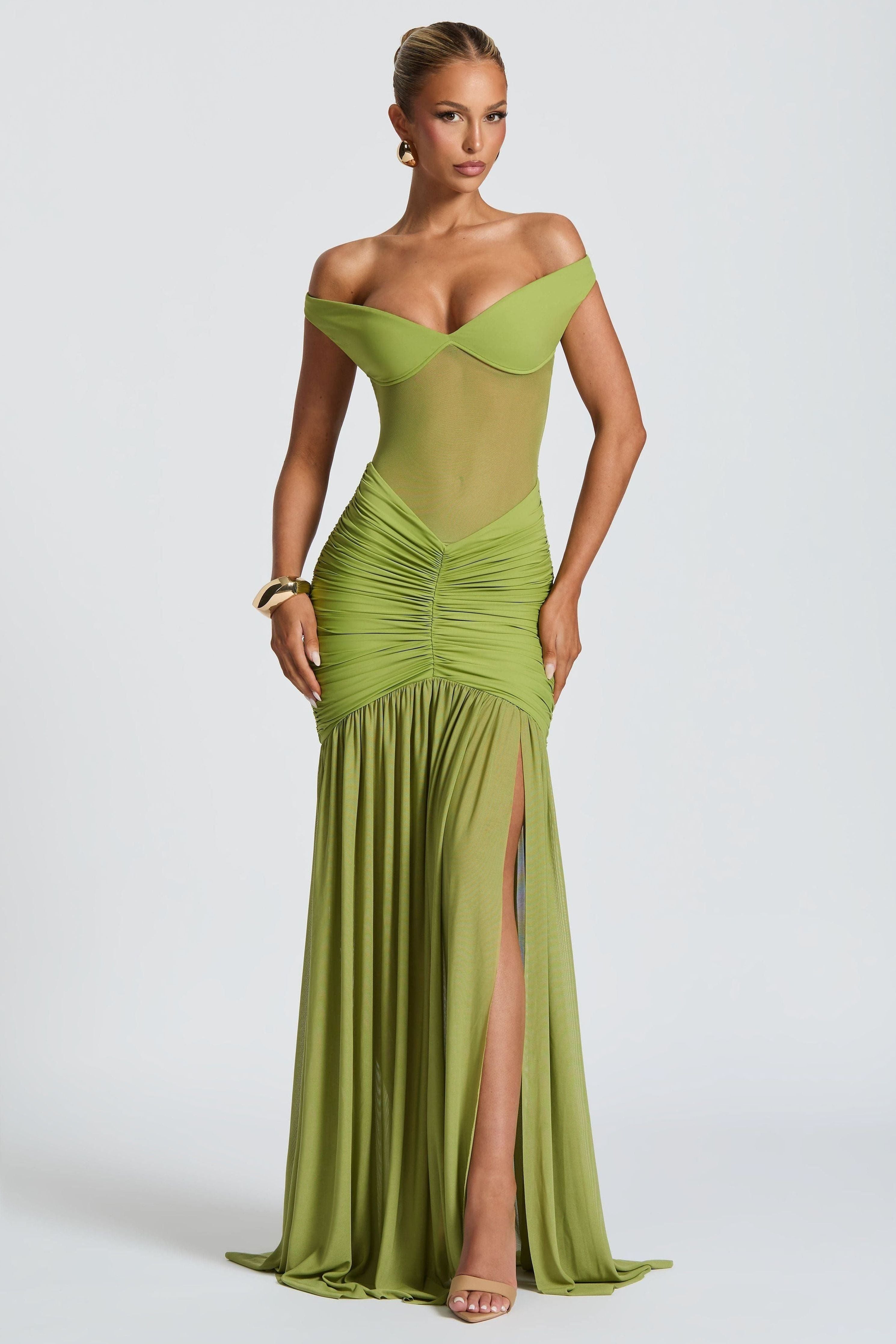 Averra™ | Off-Shoulder Occasion Maxi Dress