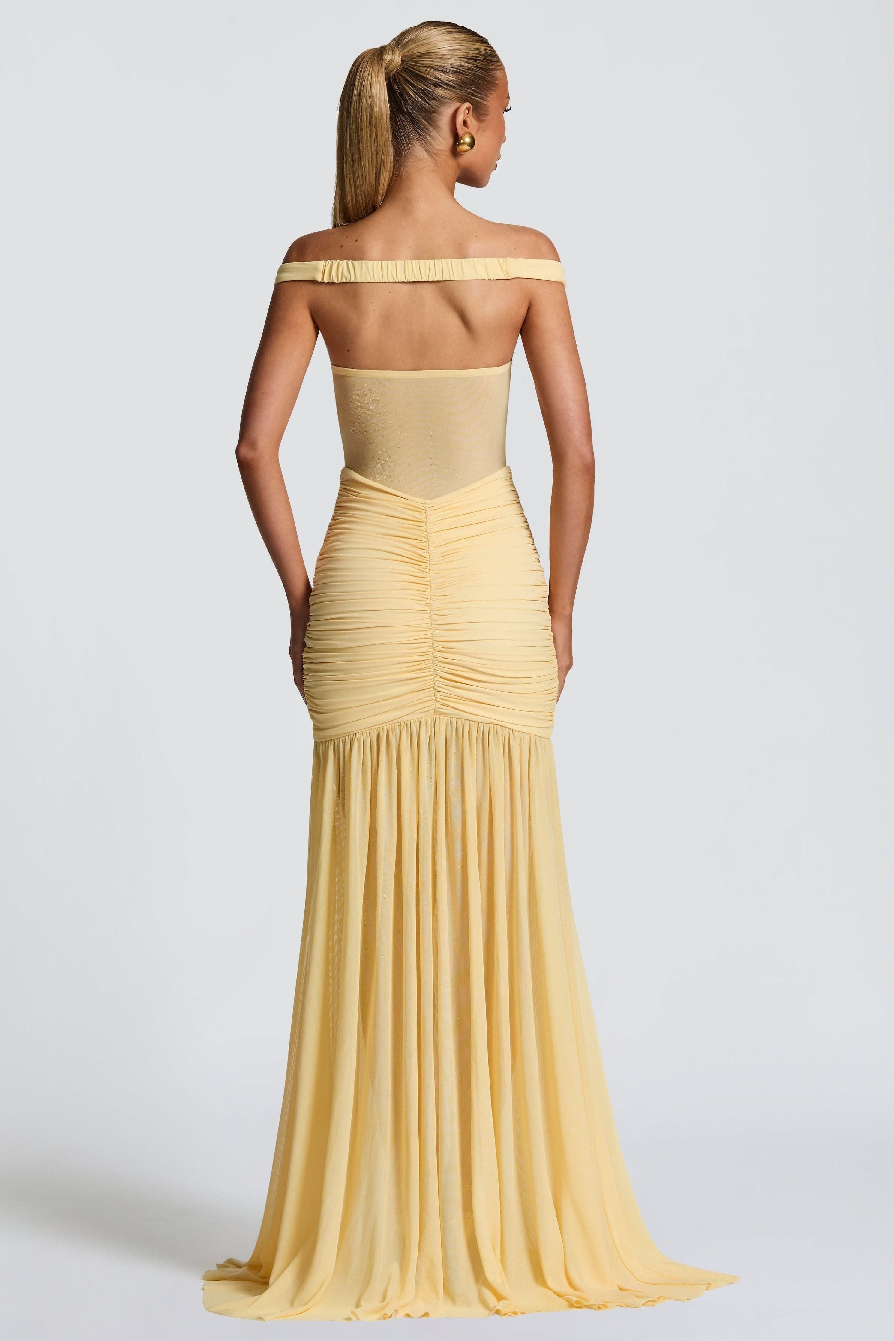 Averra™ | Off-Shoulder Occasion Maxi Dress
