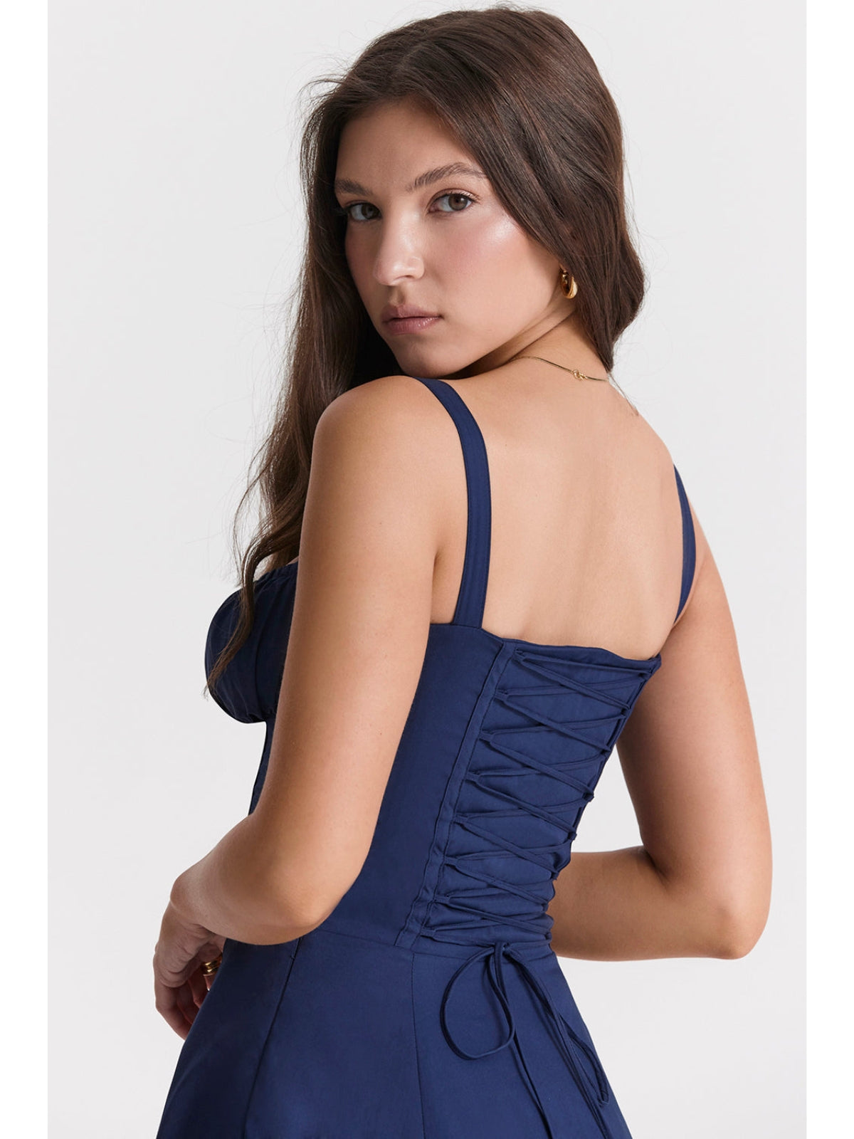 Averra™ | Sorrento Linen Corset Dress