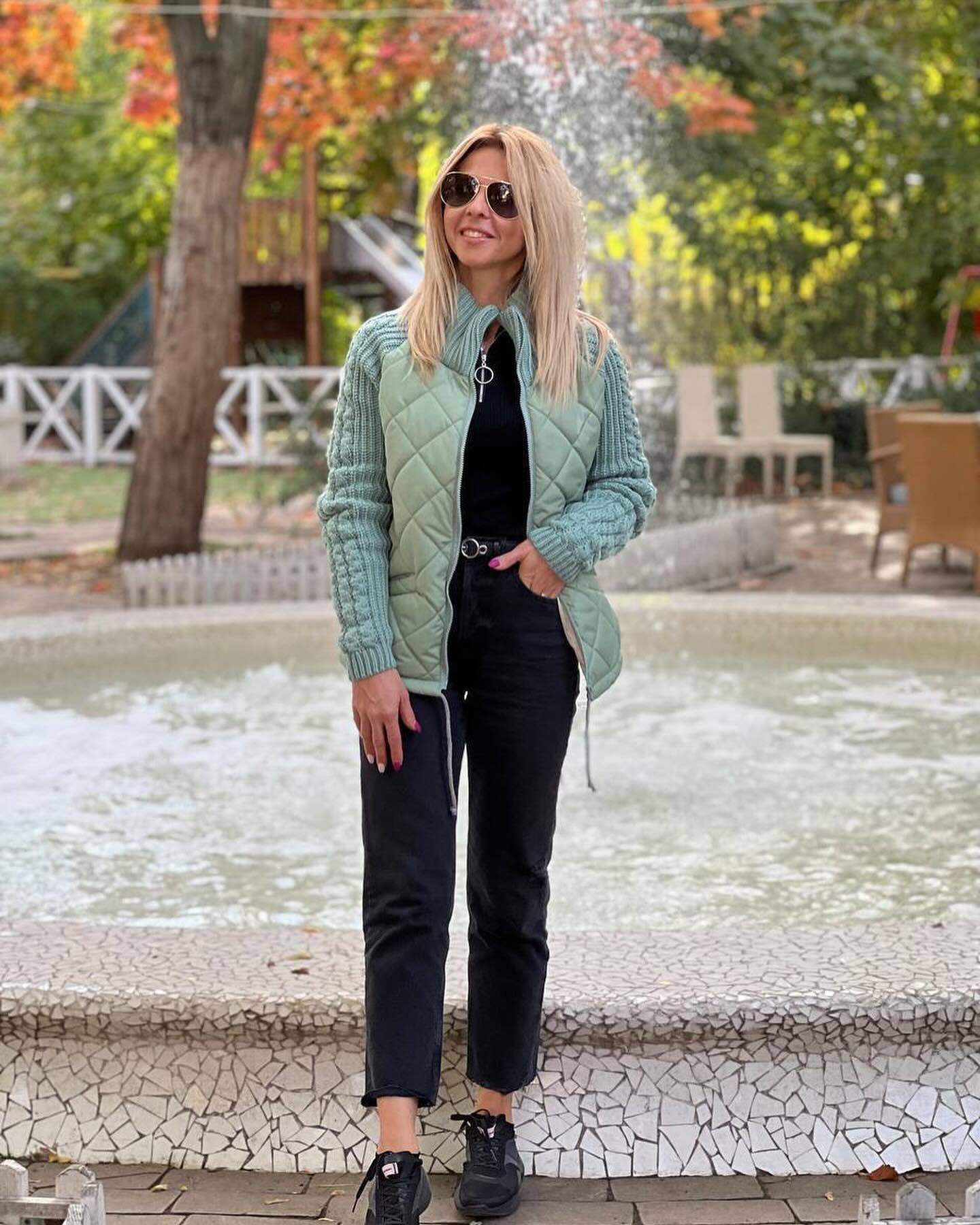 Morfa™ | Patchwork Strickjacke für Damen