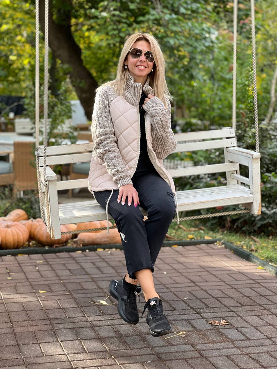 Morfa™ | Patchwork Strickjacke für Damen