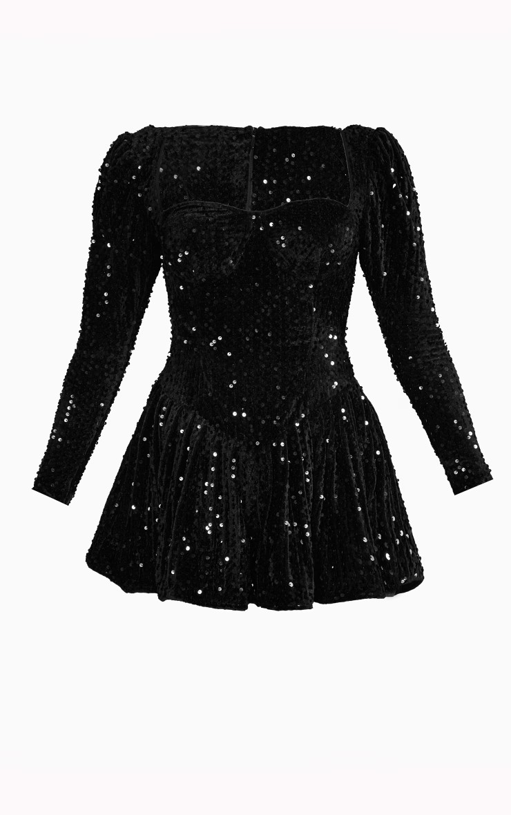 Averra™ | Glitter Playsuit Dress