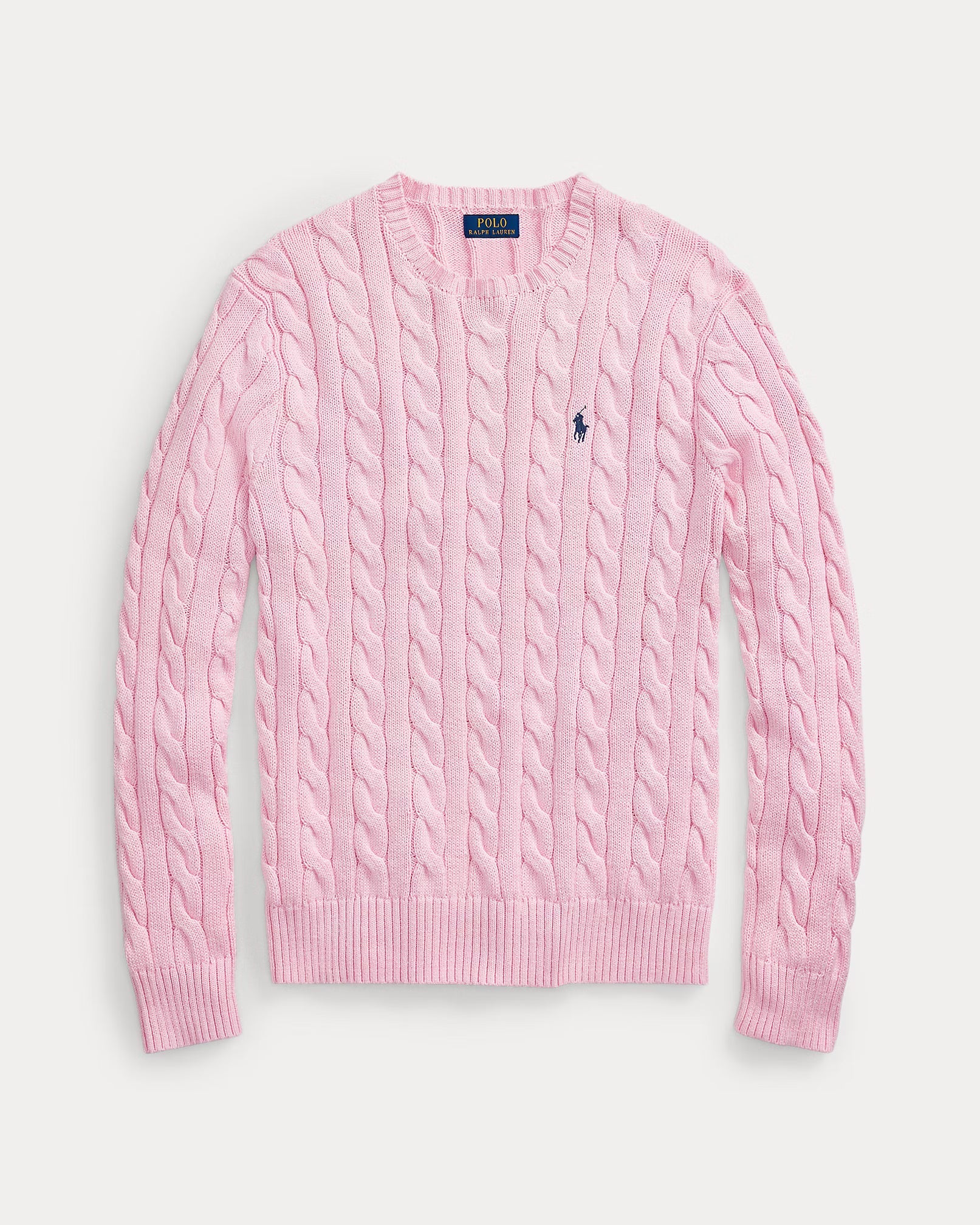 RL - Cable-Knit Cotton Jumper