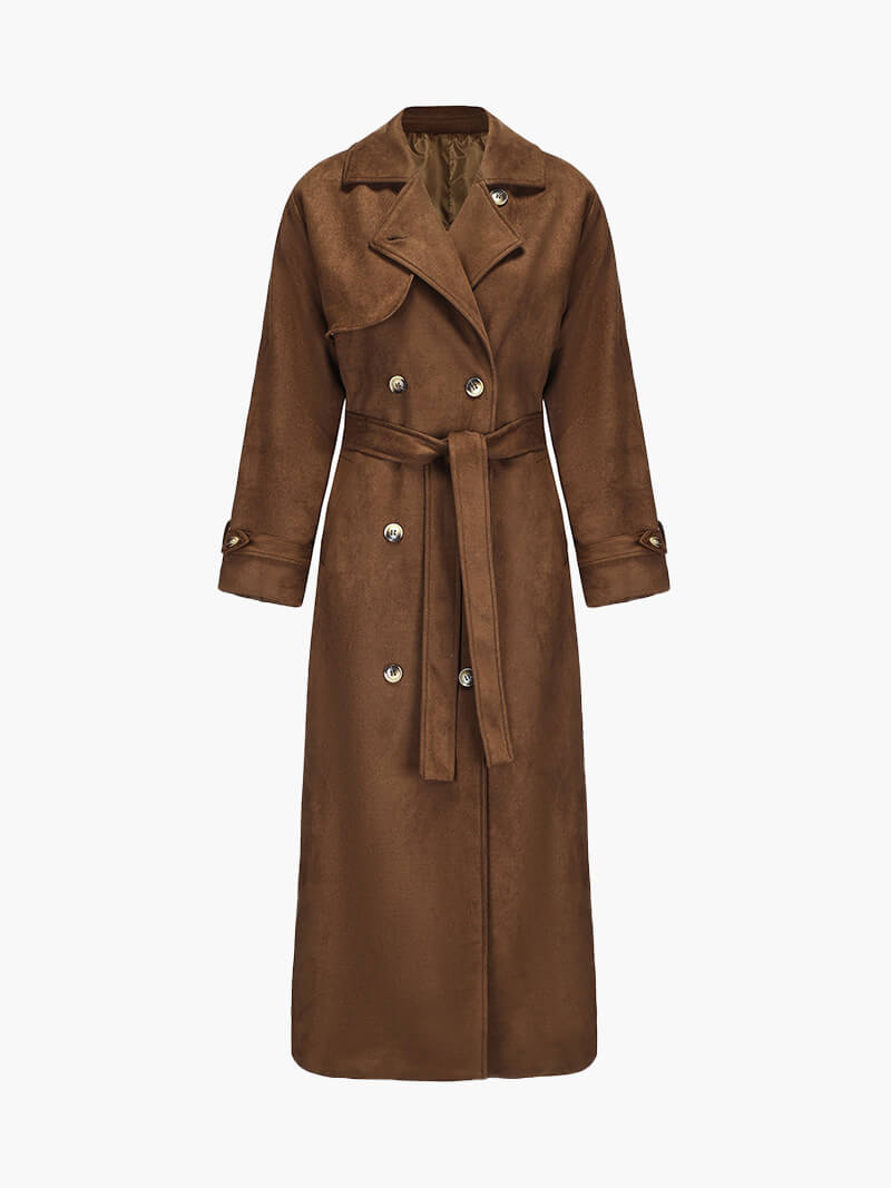 Molly™ | Kunstwildleder Trenchcoat
