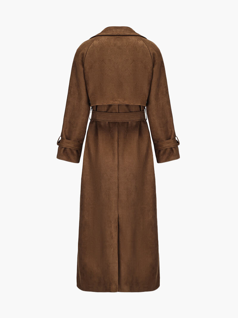 Molly™ | Kunstwildleder Trenchcoat