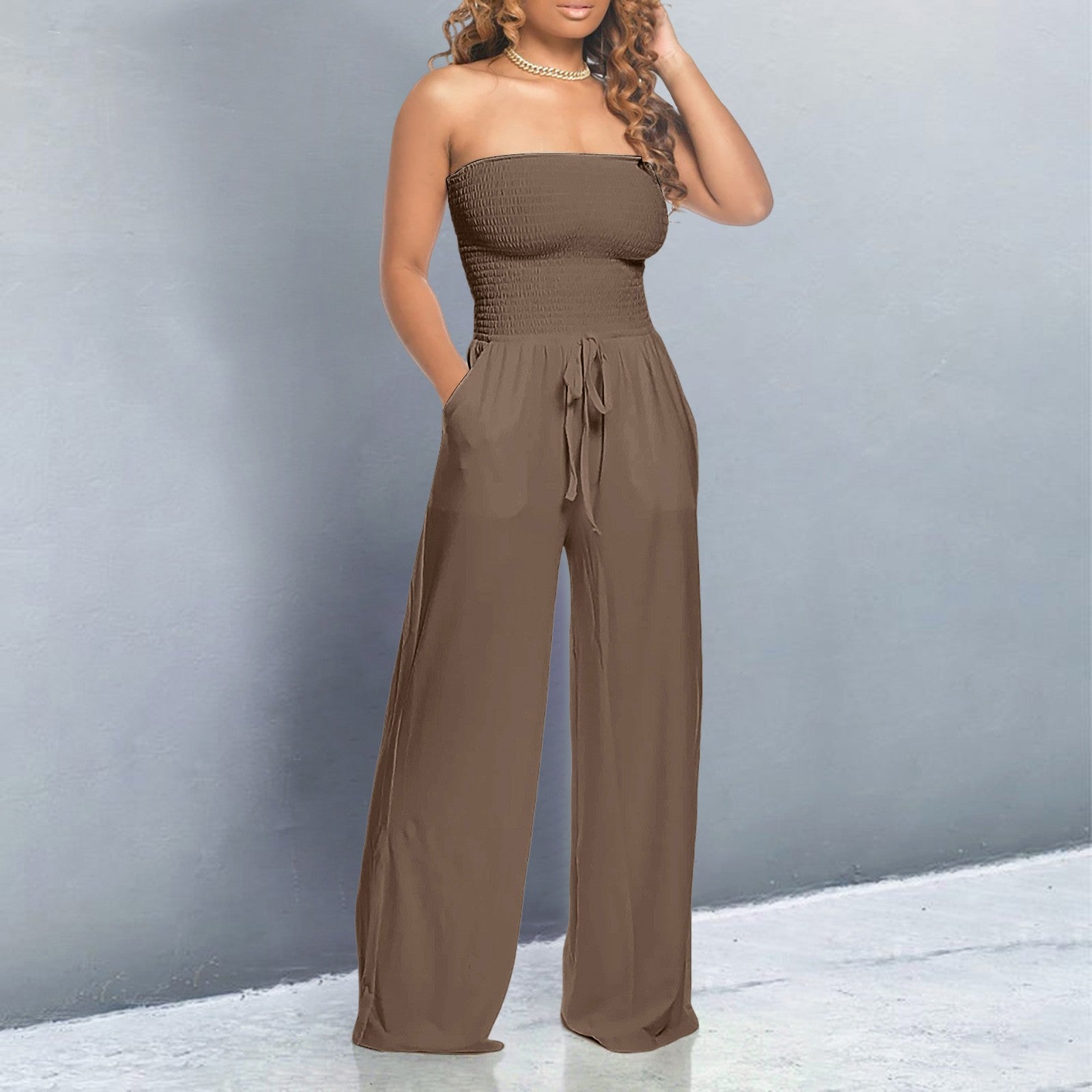 Averra™ | Trendy Off-Shoulder Jumpsuit