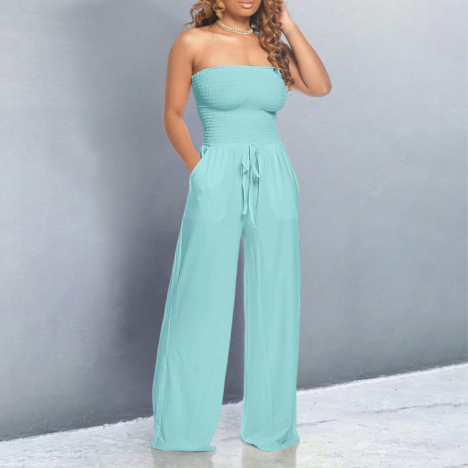 Averra™ | Trendy Off-Shoulder Jumpsuit