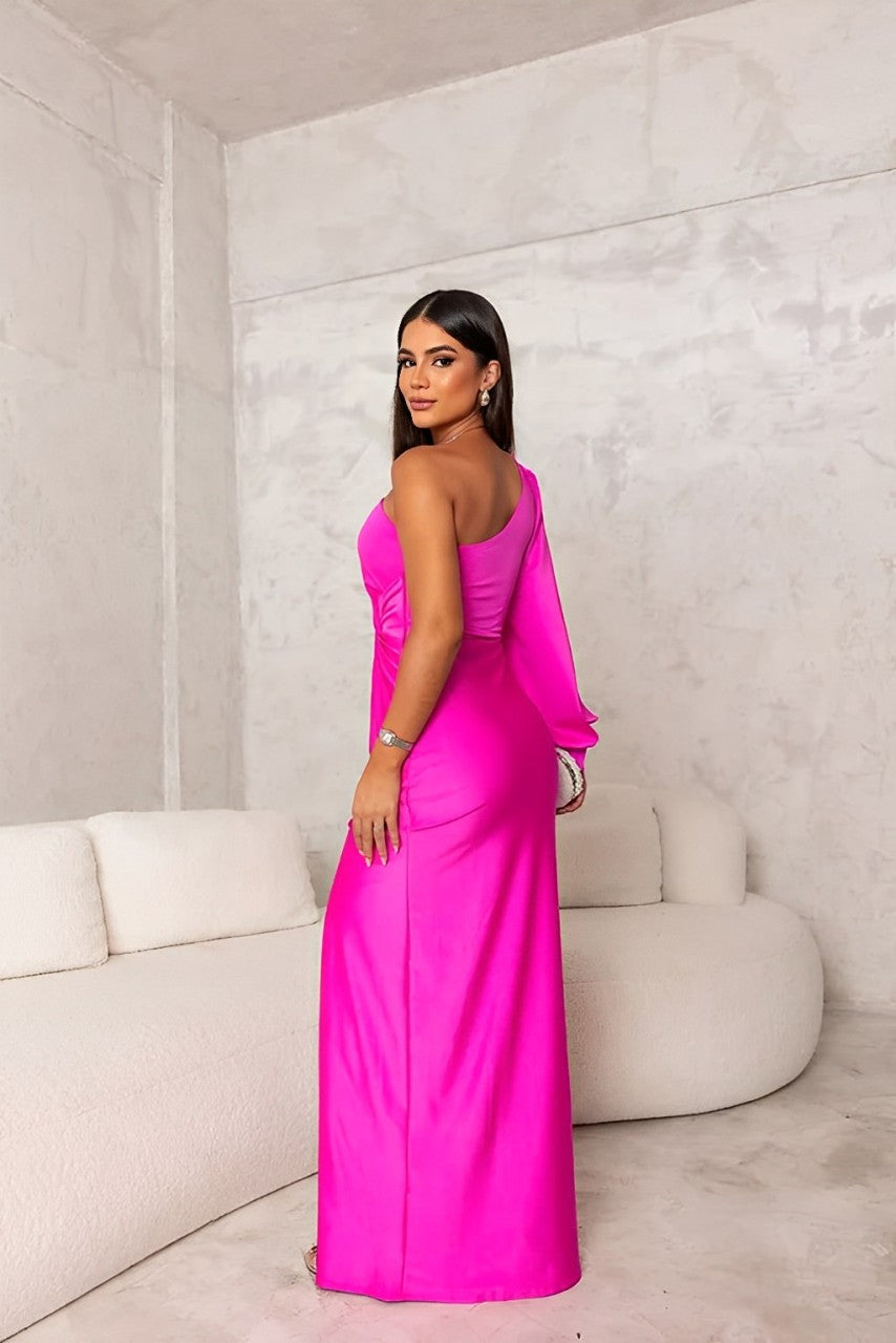 Averra™ | Elegant One Shoulder Dress